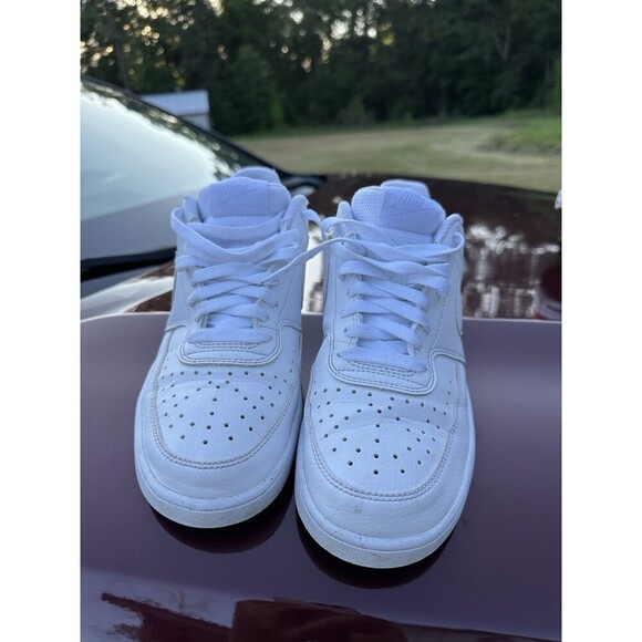 Nike Court Vision Low Next Nature Triple White - Picture 2 of 9